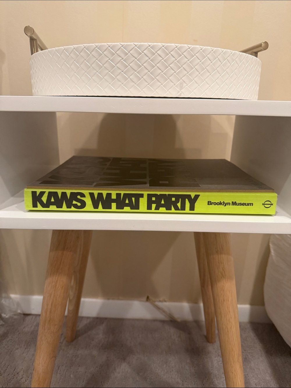 'KAWS WHAT PARTY' Art Book - Neon Yellow Spine